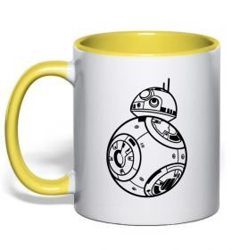 Чашка с цветной ручкой BB8 Чашка с цветной ручкой BB8