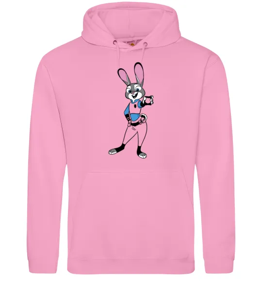 Чоловіча толстовка (худі) Джуді Хопс Рожевий фото