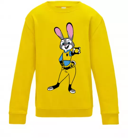 Детский Свитшот Джуді Хопс Солнечно желтый фото