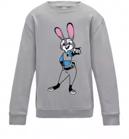 Дитячий світшот Джуді Хопс Сірий меланж фото