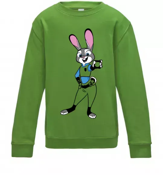 Детский Свитшот Джуді Хопс Лаймовый фото