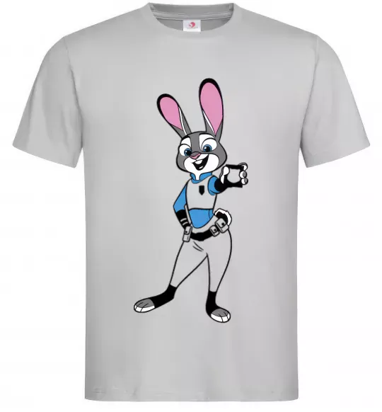 Чоловіча футболка Джуді Хопс Сірий фото