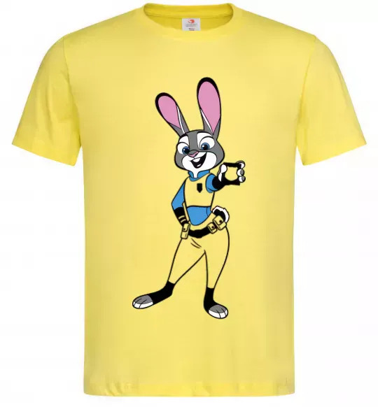 Чоловіча футболка Джуді Хопс Лимонний фото