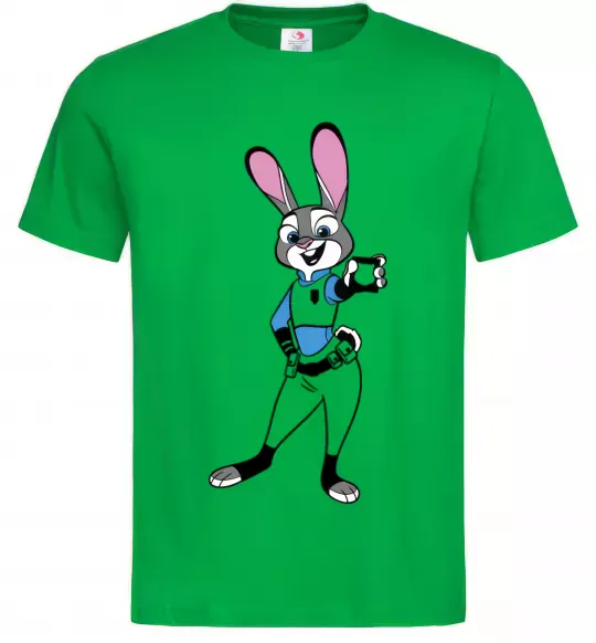 Чоловіча футболка Джуді Хопс Зелений фото