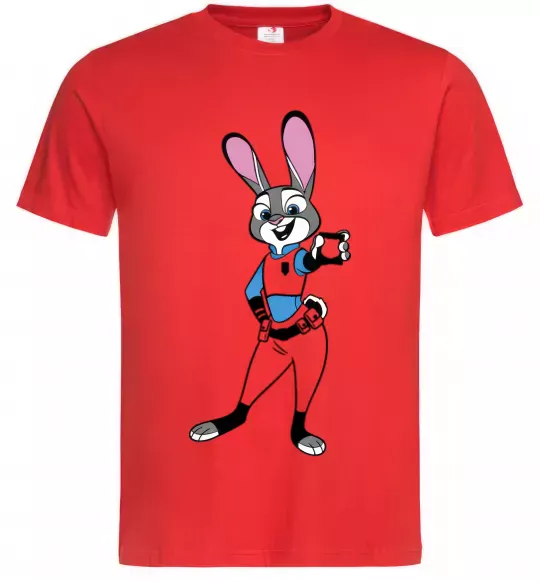 Чоловіча футболка Джуді Хопс Червоний фото