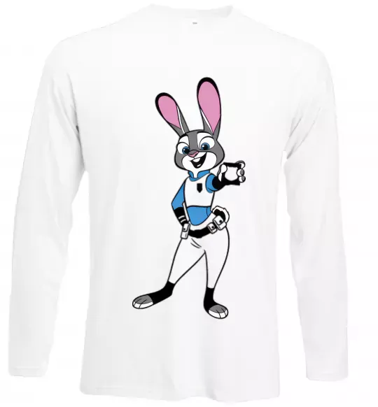 Лонгслив Джуді Хопс Белый фото