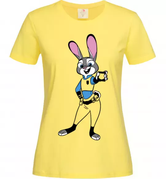 Жіноча футболка Джуді Хопс Лимонний фото