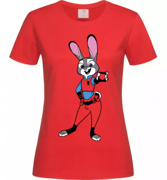 Жіноча футболка Джуді Хопс Червоний фото