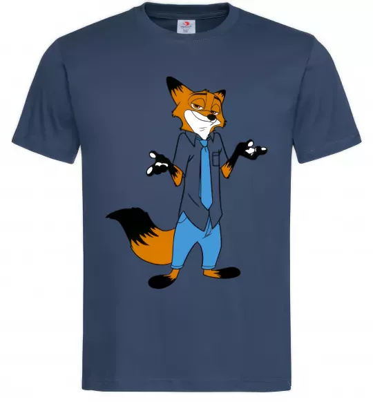 Мужская футболка Нік Темно-синий фото