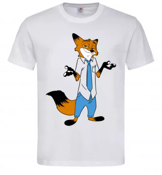 Мужская футболка Нік Белый фото