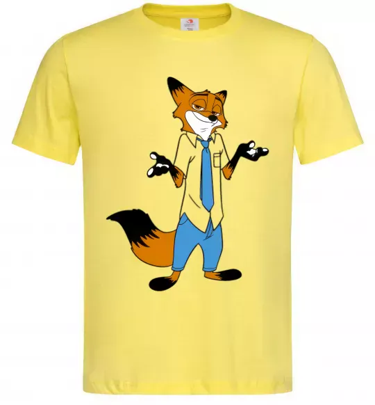 Мужская футболка Нік Лимонный фото