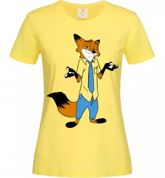 Жіноча футболка Нік Лимонний фото