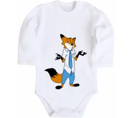 Дитячий бодік Zootopia disney Білий фото
