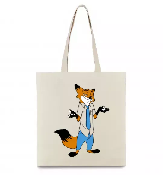 Эко-сумка Нік Бежевый фото