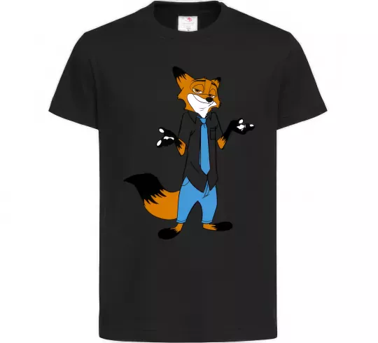 Дитяча футболка Нік Чорний фото