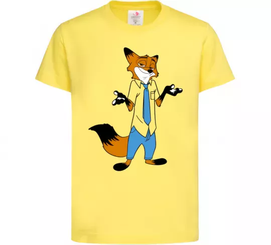 Дитяча футболка Нік Лимонний фото