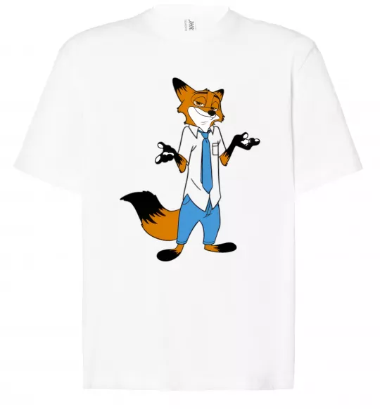 Футболка Оверсайз Нік Белый фото