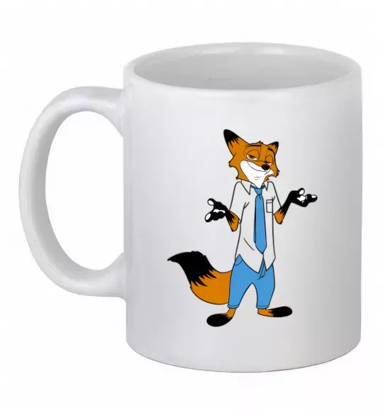 Чашка керамическая Нік Белый фото