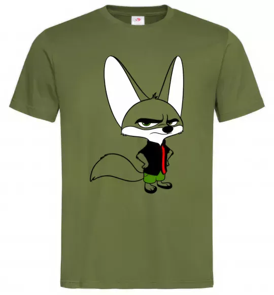 Чоловіча футболка Finnick Оливковий фото