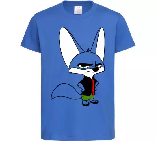 Дитяча футболка Finnick Яскраво-синій фото