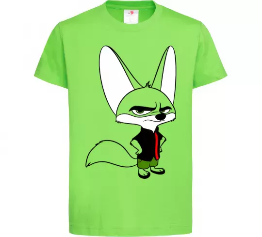 Дитяча футболка Finnick Лаймовий фото