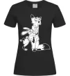 Жіноча футболка Джуді та Нік Чорний фото