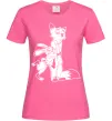 Жіноча футболка Джуді та Нік Яскраво-рожевий фото