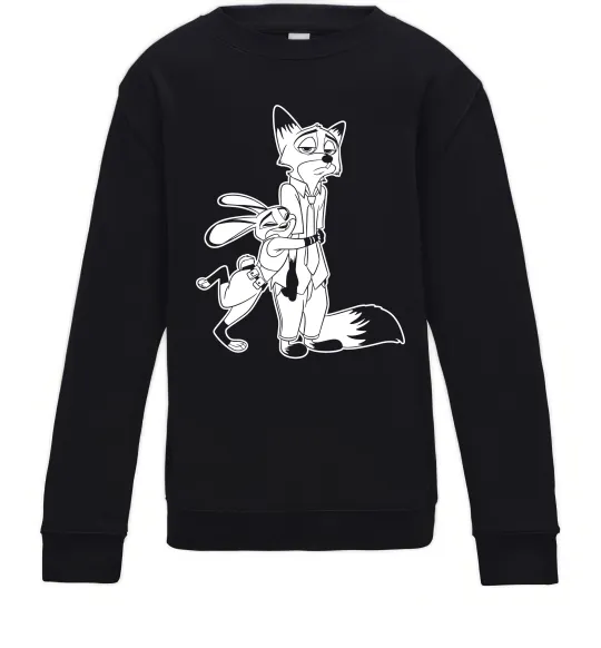 Детский Свитшот Джуді та Нік Черный фото