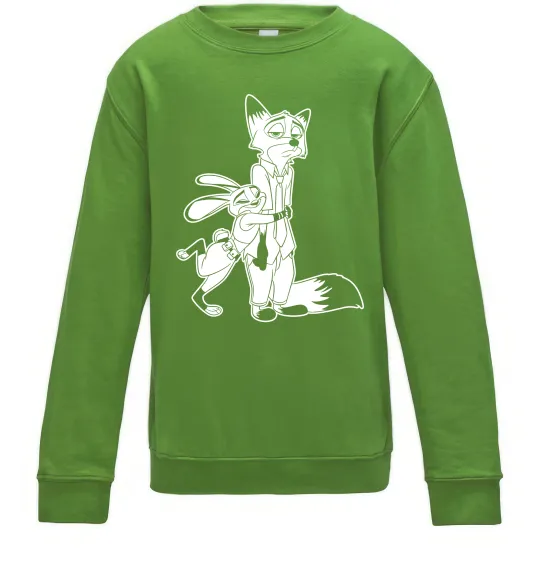 Детский Свитшот Джуді та Нік Лаймовый фото