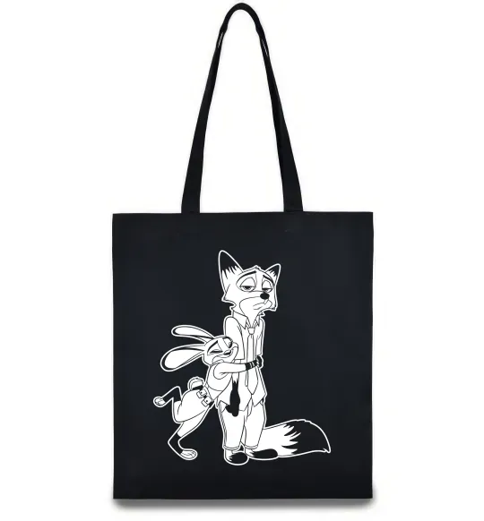 Эко-сумка Джуді та Нік Черный фото