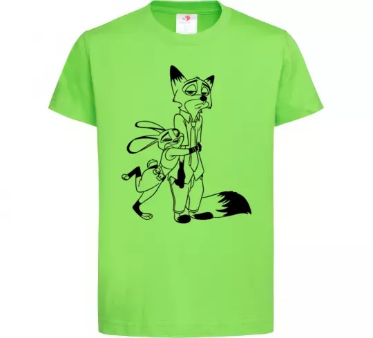 Дитяча футболка Джуді та Нік Лаймовий фото