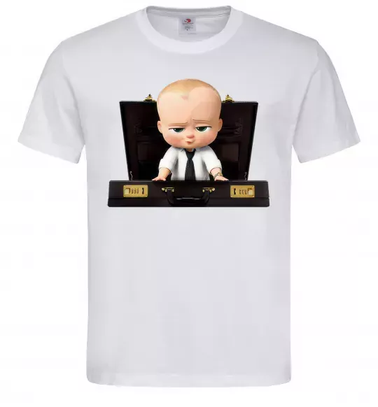 Чоловіча футболка Босс в чемодане Білий фото
