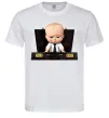 Чоловіча футболка Босс в чемодане Білий Чоловіча футболка Босс в чемодане Білий фото