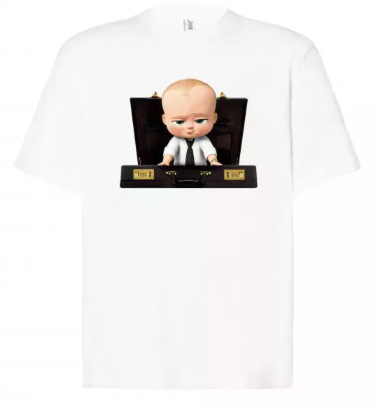 Футболка Оверсайз Босс в чемодане Білий фото