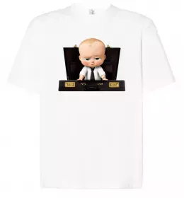 Футболка Оверсайз Босс в чемодане Белый фото