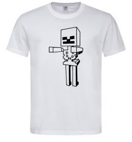 Мужская футболка Скелет Майнкрафт Мужская футболка Скелет Майнкрафт