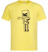 Чоловіча футболка Скелет Майнкрафт Лимонний Чоловіча футболка Скелет Майнкрафт Лимонний фото