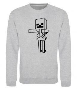 Свитшот Скелет Майнкрафт