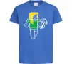 Дитяча футболка Алекс з киркою Яскраво-синій Дитяча футболка Алекс з киркою Яскраво-синій фото