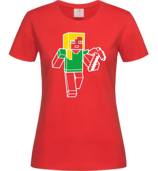 Женская футболка Алекс з киркою Красный фото