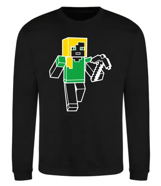 Свитшот Алекс з киркою Черный фото