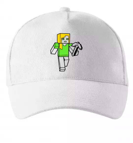 Кепка Алекс з киркою Белый фото