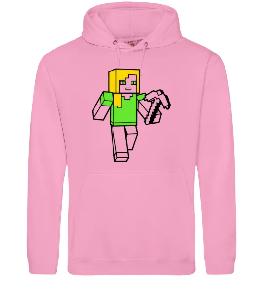 Жіноча толстовка (худі) Алекс з киркою Рожевий фото