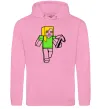 Жіноча толстовка (худі) Алекс з киркою Рожевий фото