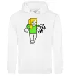 Жіноча толстовка (худі) Алекс з киркою Білий Жіноча толстовка (худі) Алекс з киркою Білий фото