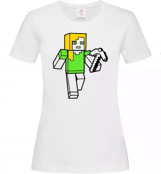 Женская футболка Алекс з киркою Белый фото