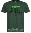 Чоловіча футболка Паук Майнкрафт Темно-зелений фото