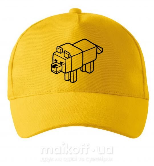 Кепка Собака Солнечно желтый фото