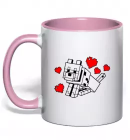 Чашка з кольоровою ручкою