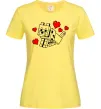 Женская футболка Собака з сердечками Лимонный Женская футболка Собака з сердечками Лимонный фото